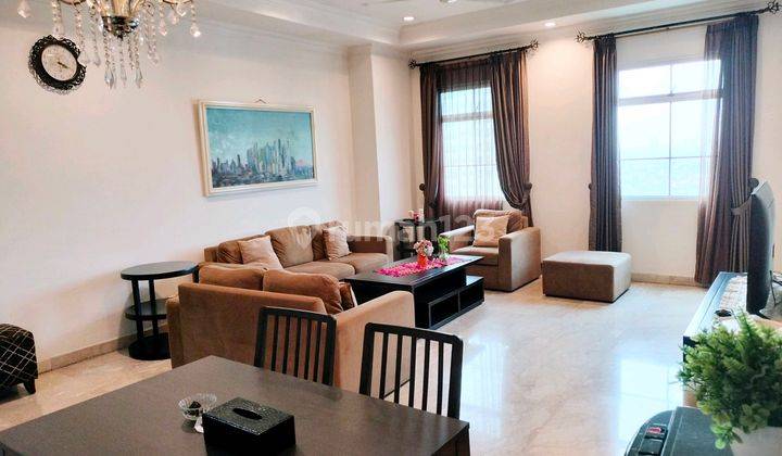Hunian Mewah Design Elegant Sudah Termasuk Ipl Lokasi Strategis Terletak Di Permata Hijau Apartment Belleza 1