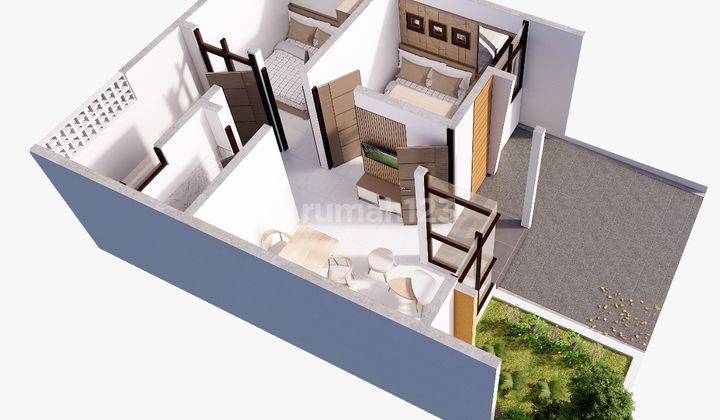 Rumah Modern Scandinavian 1 Lantai Bebas Banjir 3