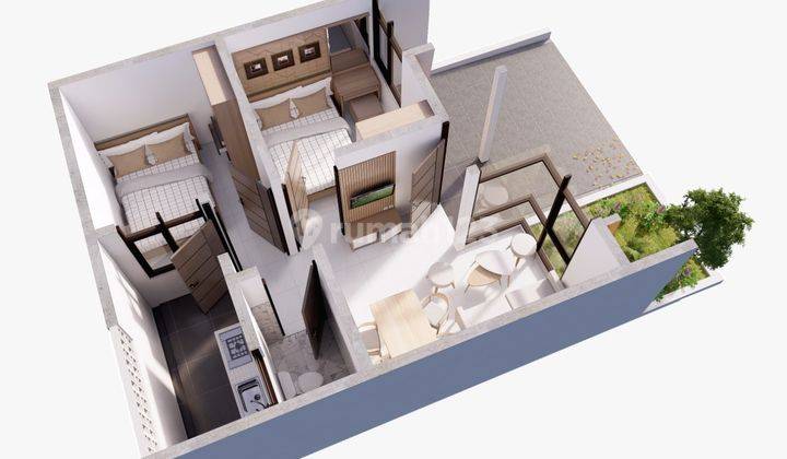 Rumah Modern Scandinavian 1 Lantai Bebas Banjir 4