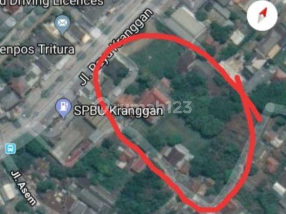 Dibawah Pasaran Jual Cepat Tanah 2000m2 Komersil Jl Raya Bekasi 1