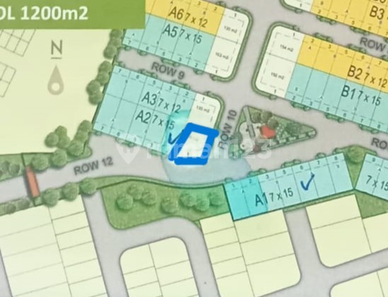 Cheap! Corner Plot Ready to Build in BSD Kireina Park Nusa Loka