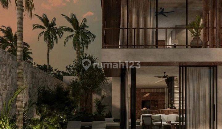 For Sale Freehold Villa Near Canggu With Greenbelt View 1