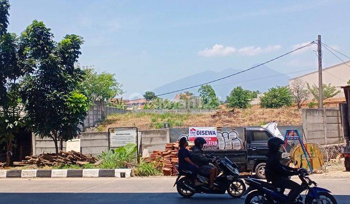 Disewakan tanah diare komersil dan pinggir jalan dekat dengan pintu tol  2