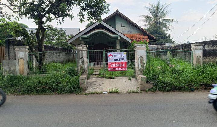 Dijual Rumah Hitung tanah di pinggir jalan raya  1