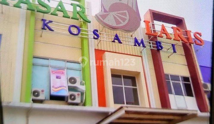 Disewakan 3 ruko gandeng di Pasar Laris Kosambi 1