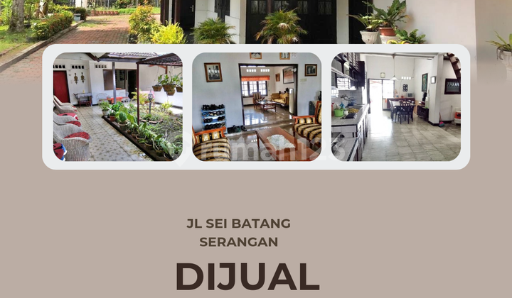 Dijual Villa Luas Dekat Inti Kota Jl Sei Batang Serangan Medan Baru