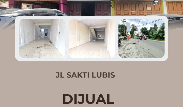 Dijual Ruko Bisnis Kawasan Niaga Jl Sakti Lubis Medan Amplas