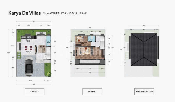 Dijual Rumah Komplek Karya De Villas Cluster Alvez Jl Istiqomah Medan Helvetia 2