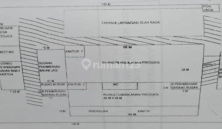 Tanah Ex Pabrik Garmen Jual Cepat Strategis, Dekat Tol Bitung Dan Harga Nego  2