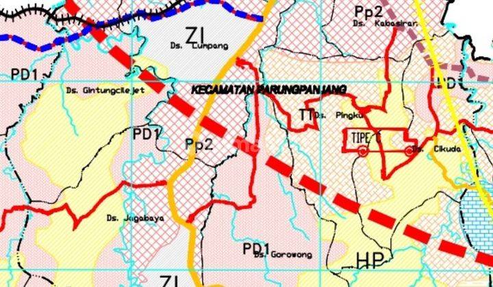 Tanah Strategis Ada Mata Airnya di Jl. Raya Dago Parung Panjang Harga Nego 2