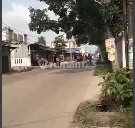 Tanah+bangunan Semi Permanen,tinggal Bangun Lagi,sudah Ada Besi Keliling di Tiga Raksa Harga Nego 1