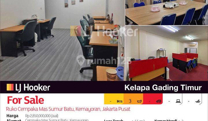 Ruko Cempaka Mas Sumur Batu, Kemayoran, Jakarta Pusat 2