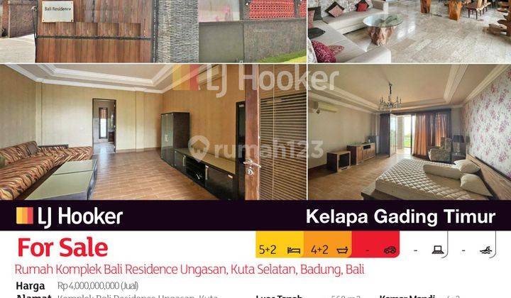 Rumah Komplek Bali Residence Ungasan, Kuta Selatan, Badung, Bali 2