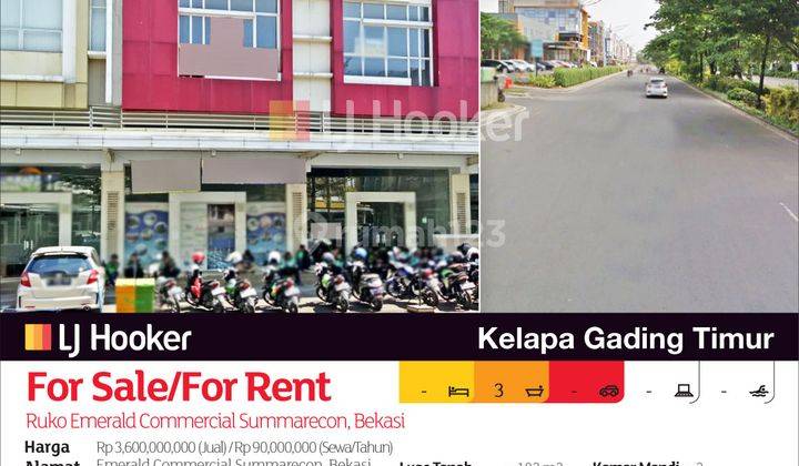 Ruko Emerald Commercial Summarecon, Bekasi, Jawa Barat 2