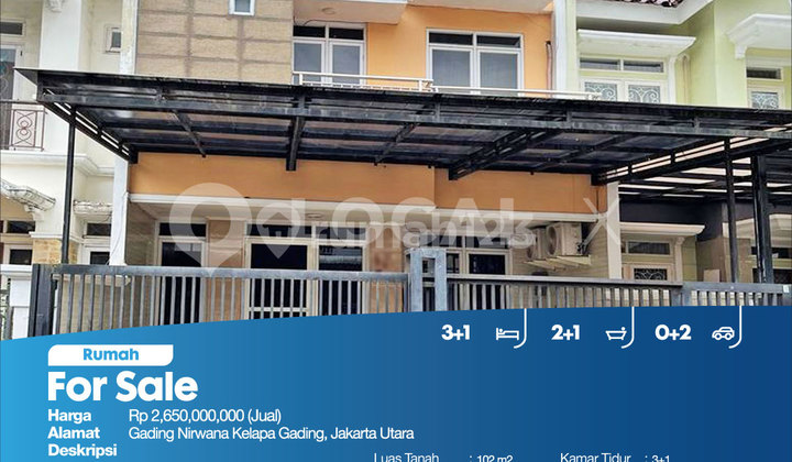 Rumah Gading Nirwana Kelapa Gading, Jakarta Utara 2