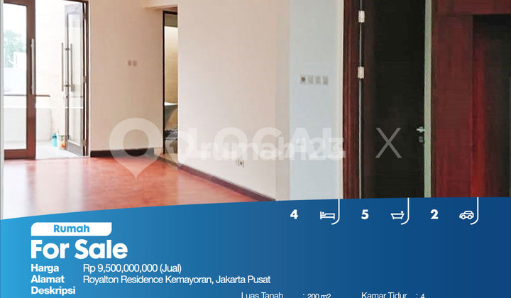 Rumah Royalton Residence Kemayoran, Jakarta Pusat 2