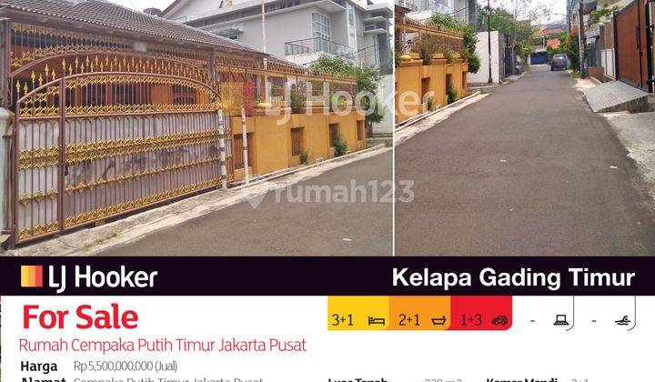 Rumah Cempaka Putih Timur Jakarta Pusat 2