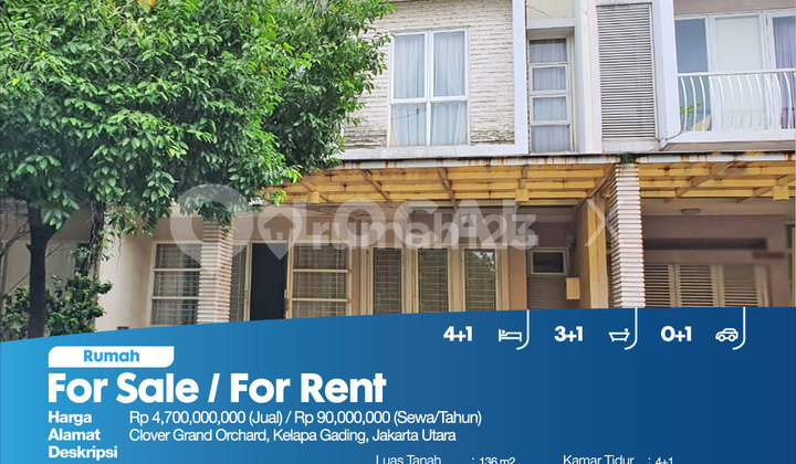 Rumah Clover Grand Orchard, Kelapa Gading, Jakarta Utara 2