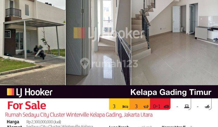 Rumah Sedayu City Cluster Winterville Kelapa Gading, Jakarta Utara 2