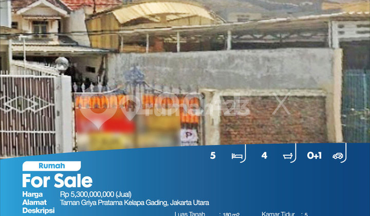 Rumah Taman Griya Pratama Kelapa Gading, Jakarta Utara 2