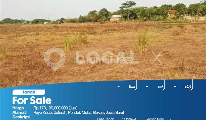 Tanah Kavling Raya Kodau Jatiasih, Pondok Melati, Bekasi, Jawa Barat 2