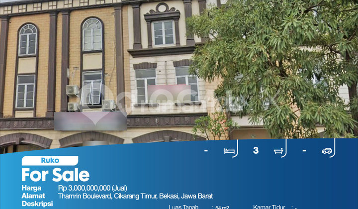 Ruko Thamrin Boulevard, East Cikarang, Bekasi, West Java 2