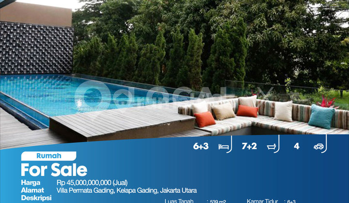 Rumah Villa Permata Gading, Kelapa Gading, Jakarta Utara 2