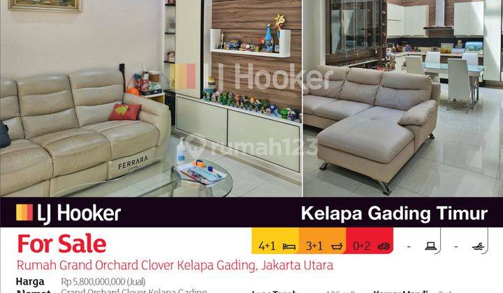 Rumah Grand Orchard Clover Kelapa Gading, Jakarta Utara 2