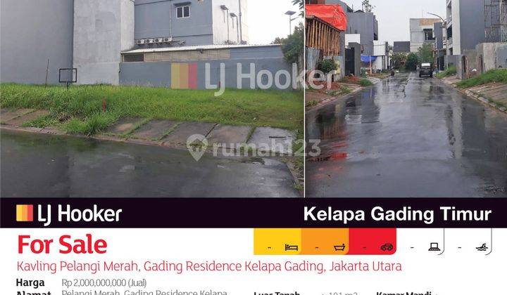 Kavling Pelangi Merah, Gading Residence Kelapa Gading, Jakarta Utara 2