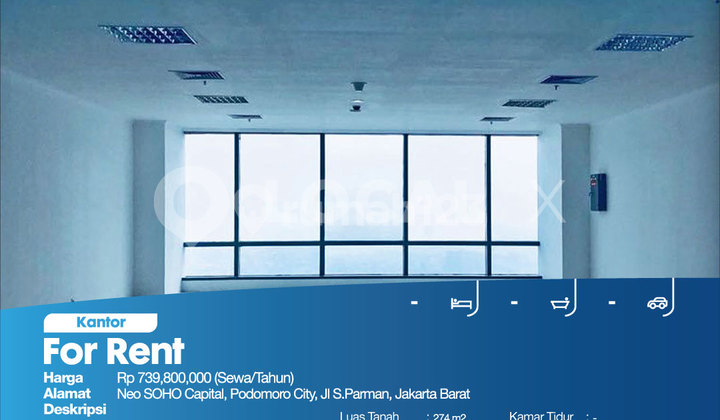 Neo SOHO Capital Office, Podomoro City, S.Parman Street, West Jakarta