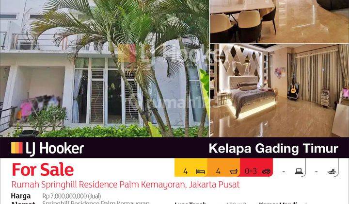 Rumah Springhill Residence PalmHill Kemayoran, Jakarta Pusat 2