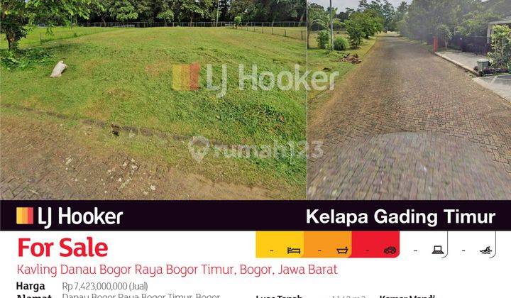 Kavling Danau Bogor Raya Bogor Timur, Bogor, Jawa Barat 2