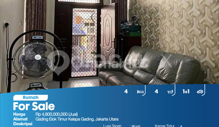 Rumah Gading Elok Timur Kelapa Gading, Jakarta Utara 2