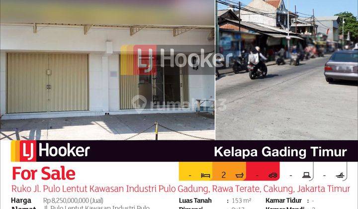 Ruko Jl. Pulo Lentut Kawasan Industri Pulo Gadung, Rawa Terate, Cakung, Jakarta Timur 2