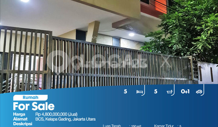 Rumah Bcs, Kelapa Gading, Jakarta Utara 2