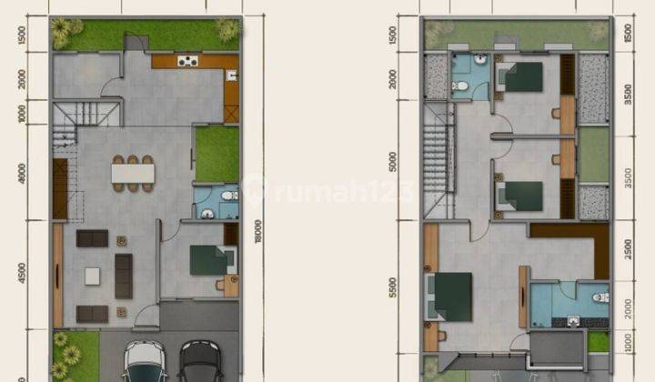 Dijual Cepat Rumah Take Over Garden Avenue Hook Cluster Teakwood Di Batam Center 
 2