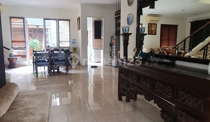 Semi-furnished Javanese Ethnic House, 2-story. The Green Bsd Good