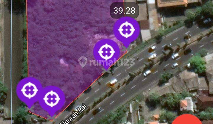 TANAH STRATEGIS DI JALAN UTAMA BYPASS NGURAH RAI SANUR 1