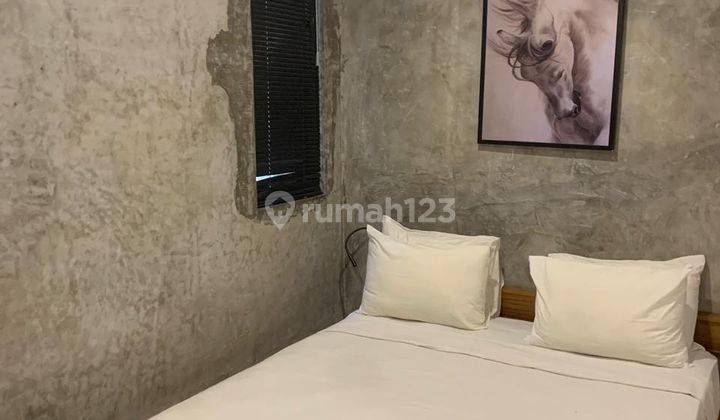 Leasehold 2BR Industrial Rustic Wood Apartment in Canggu 1