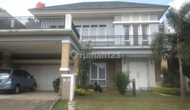 Dijual rumah siap huni depan taman di kota wisata 1