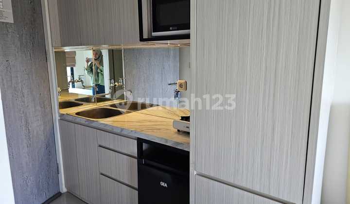 fully furnish sewa apartemen osaka pik type studio 14m2 termurah 