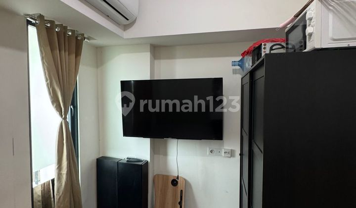 fully furnish disewakan apartemen pik, type studio 16m2 siap huni  2