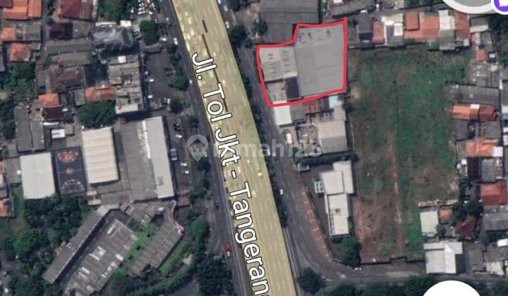Tanah strategis di pinggir jalan tol kebun jeruk 1