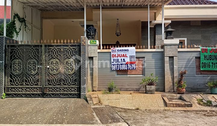 Jual Dibawah NJOP! Rumah Hook Siap Huni Sunter Permai Jaya - Ornamen Kayu Jepara, Fully Furnished Harga Dibawah NJOP