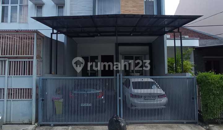 Rumah 2 Lantai Minimalis LT 6 x 15 Konsep Desain Modern Siap Huni di Hibrida, Bebas Banjir dan Jalan Lebar Rumah 2 Lantai Minimalis LT 6 x 15 Konsep Desain Modern Siap Huni di Hibrida, Bebas Banjir dan Jalan Lebar