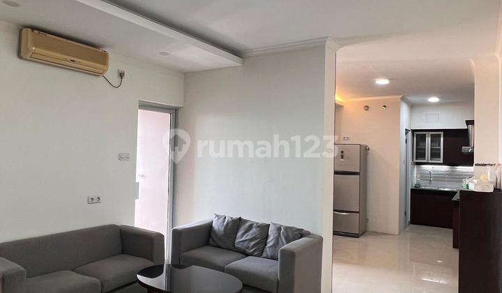 Rent Gading Mediterania Apartment 72m² – Fresh Paint, New Bathroom Floor & New TV, Ready to Move In Immediately