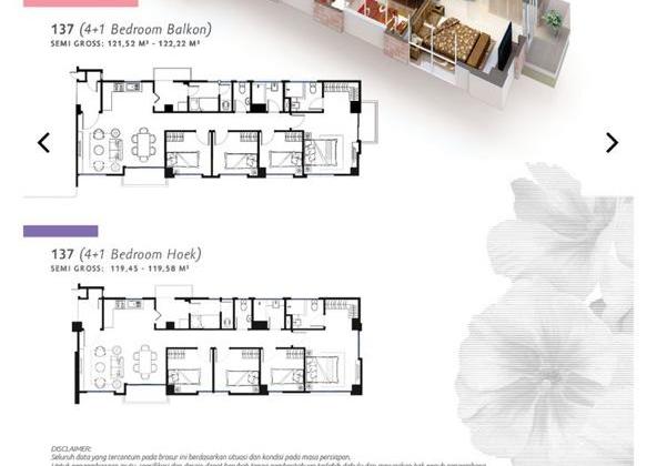 Turun Harga! Apartemen The Primrose Condovilla Luas 137 M² - 5Kt | Semi Furnish | 2,2M Nego 2