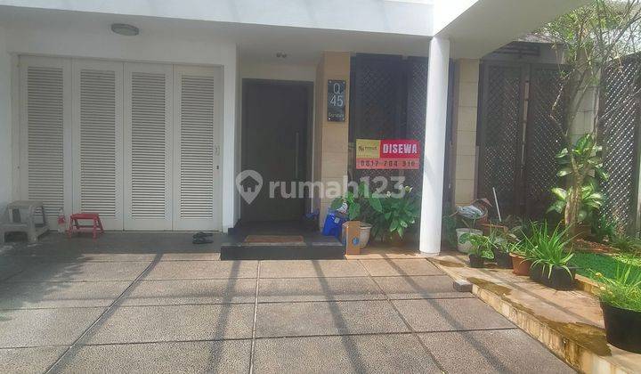 Disewakan Rumah 2 Lantai Di Pemukiman Asri Di Lebak Bulus Jakarta Selatan  1