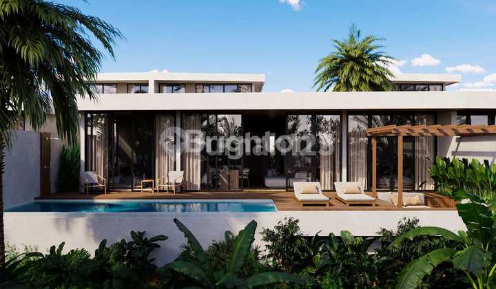 For Sale Luxury Villa Fully Furnished Views of Rice Fields, Forest, and River Location Bedulu Gianyar