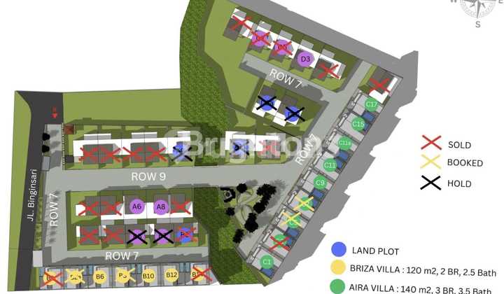 Villa Exclusive Modern Dengan Hasil Investasi Tinggi Lokasi Jimbaran